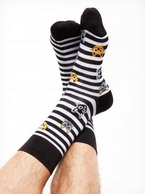 Cats and Stripes - Socks Good Mood