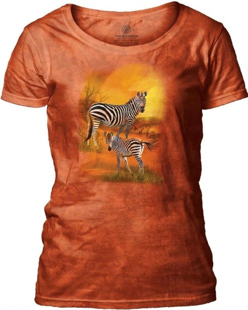 Mama and Baby Zebra - The Mountain Damska