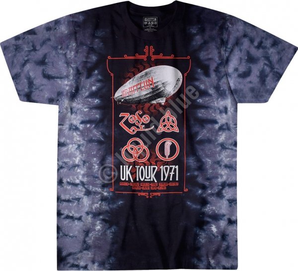 Led Zeppelin Uk Tour 1971 - Liquid Blue