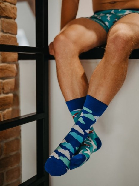 Airplanes &amp; Clouds - Socks Good Mood
