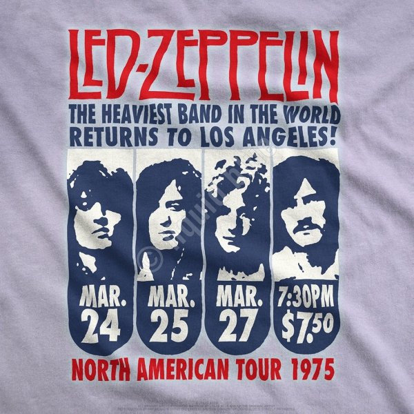 Led Zeppelin LA 1975 - Liquid Blue