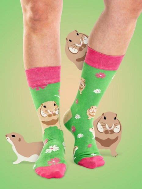Ground Squirrel - Bamboo Socks Good Mood