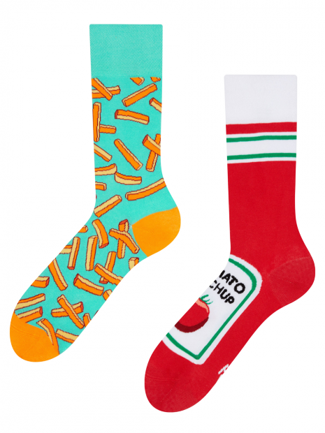 French Fries &amp; Ketchup - Socks Good Mood