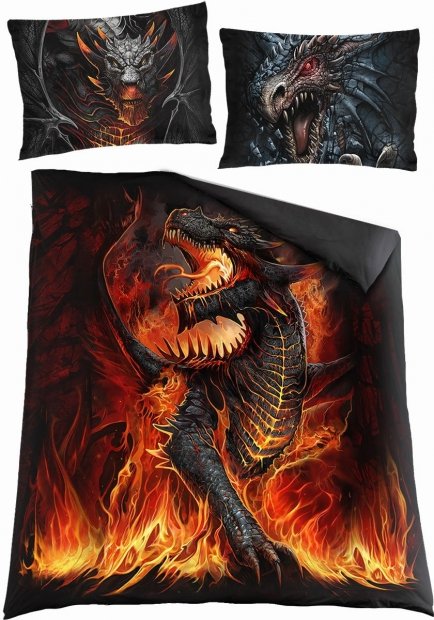 Draconis - Double Duvet Cover (200x200) Spiral