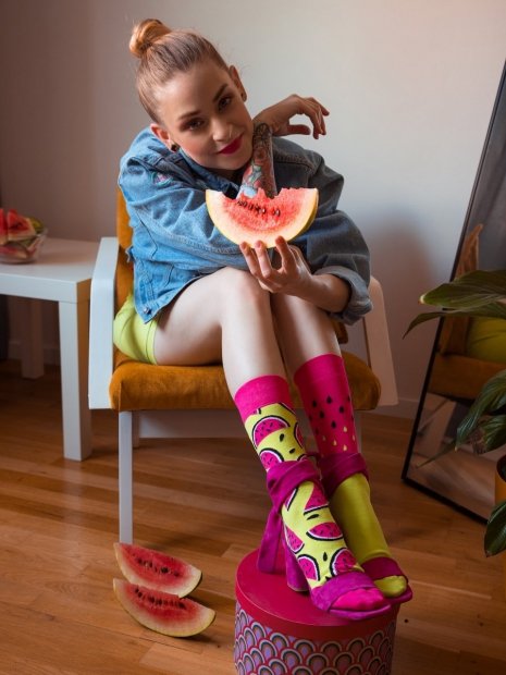 Juicy Watermelon - Socks Good Mood