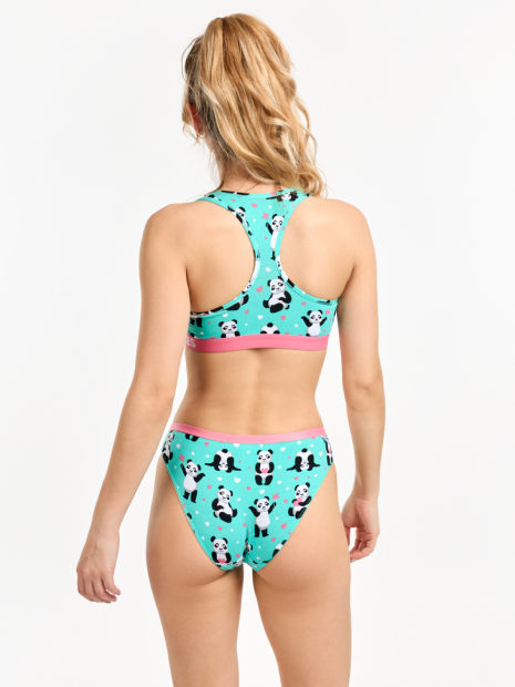 Panda and Hearts - Briefs Ladies - Good Mood