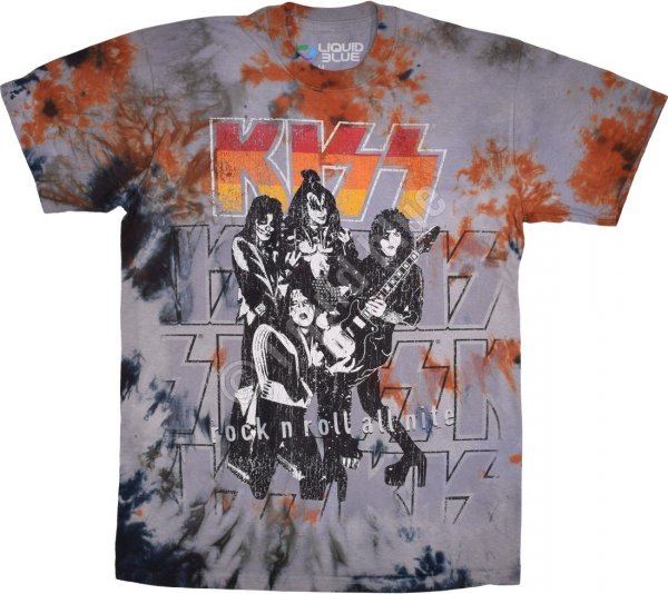 KISS Rock And Roll All Nite - Liquid Blue