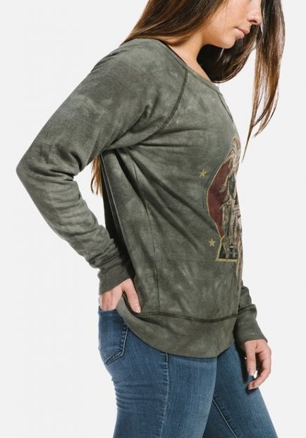 DJ Lion Retro - The Mountain Ladies Sweatshirt