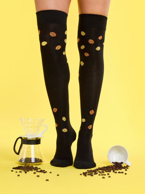 Black Cofee - Knee Socks Good Mood