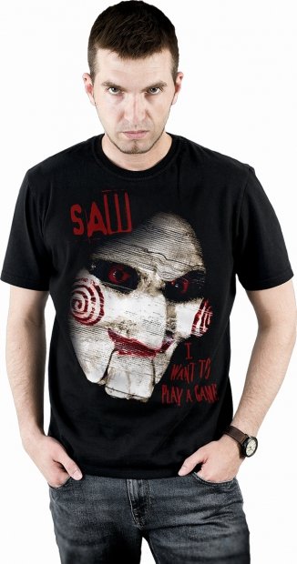 Koszulka SAW Close Up czarna - Heroes