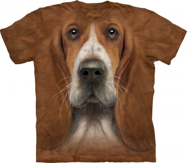 Basset Hound Head - T-shirt The Mountain