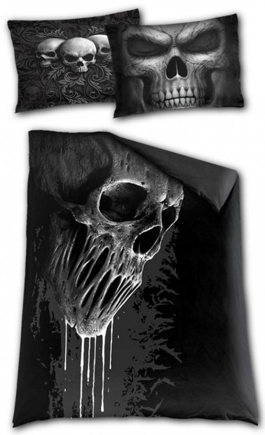 Skull Scroll Single (200x135) - Pościel Spiral