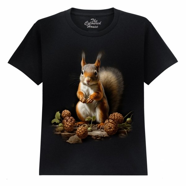 Dziecięca koszulka z wiewiórką Squirrel Food - TCH
