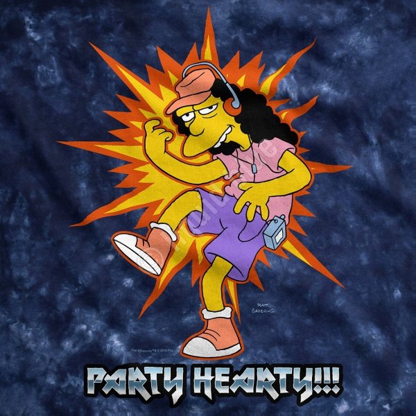 The Simpsons Metal Rules - Liquid Blue