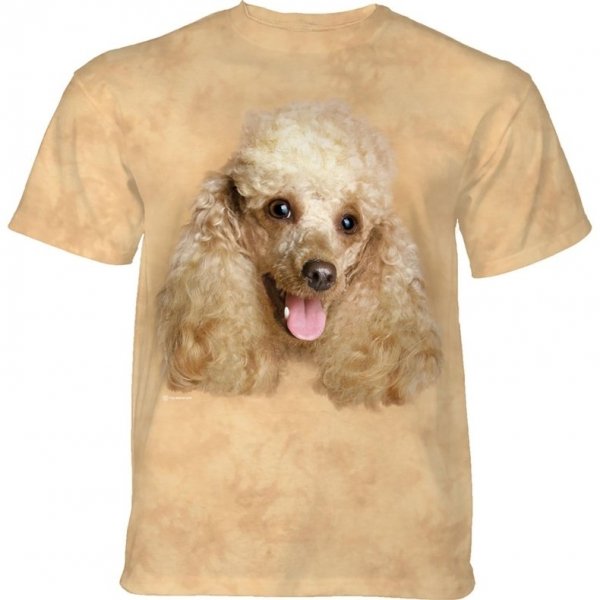 Happy Poodle Portrait - The Mountain