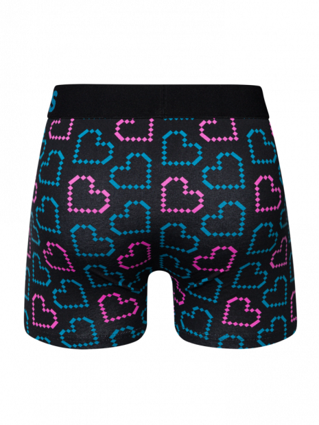Pixelové srdiečka - Pánske Boxerky - Dedoles