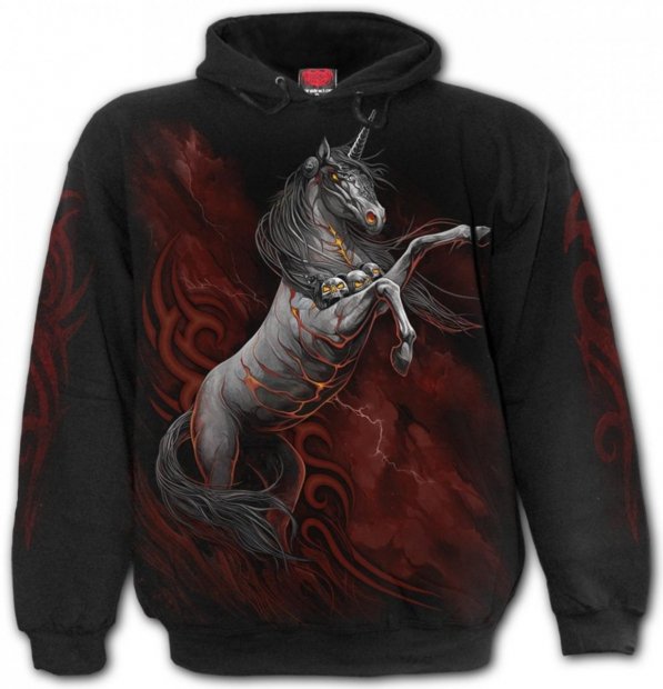 Infernal Unicorn - Mikina -Spiral