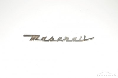 Maserati Badge emblem script