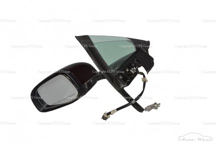 Aston Martin Vantage Left wing mirror with base and glass