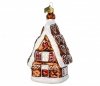 Christmas bauble gingerbread hut - 11cm