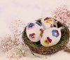 Wiosenna bombka jajko w kwiaty