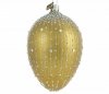 złota bombka szklana jajko / Weihnachtskugel Gold / Golden Christmas bauble