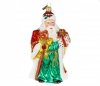 Christmas ornament Santa 13cm - With a gift
