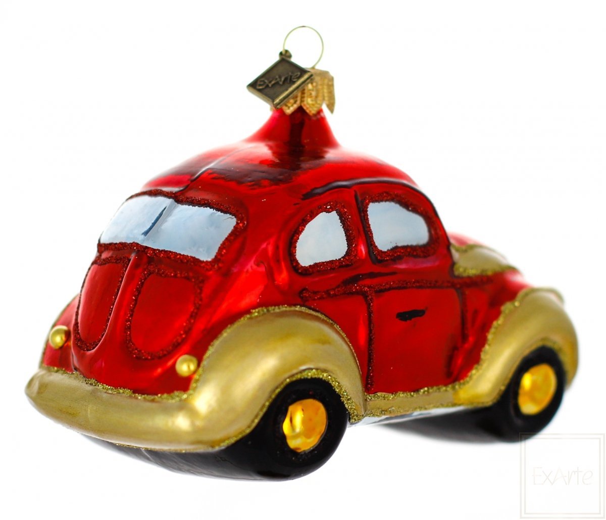 Weihnachtsbaumschmuck Auto 12cm - Rot - Teddy bears and toys