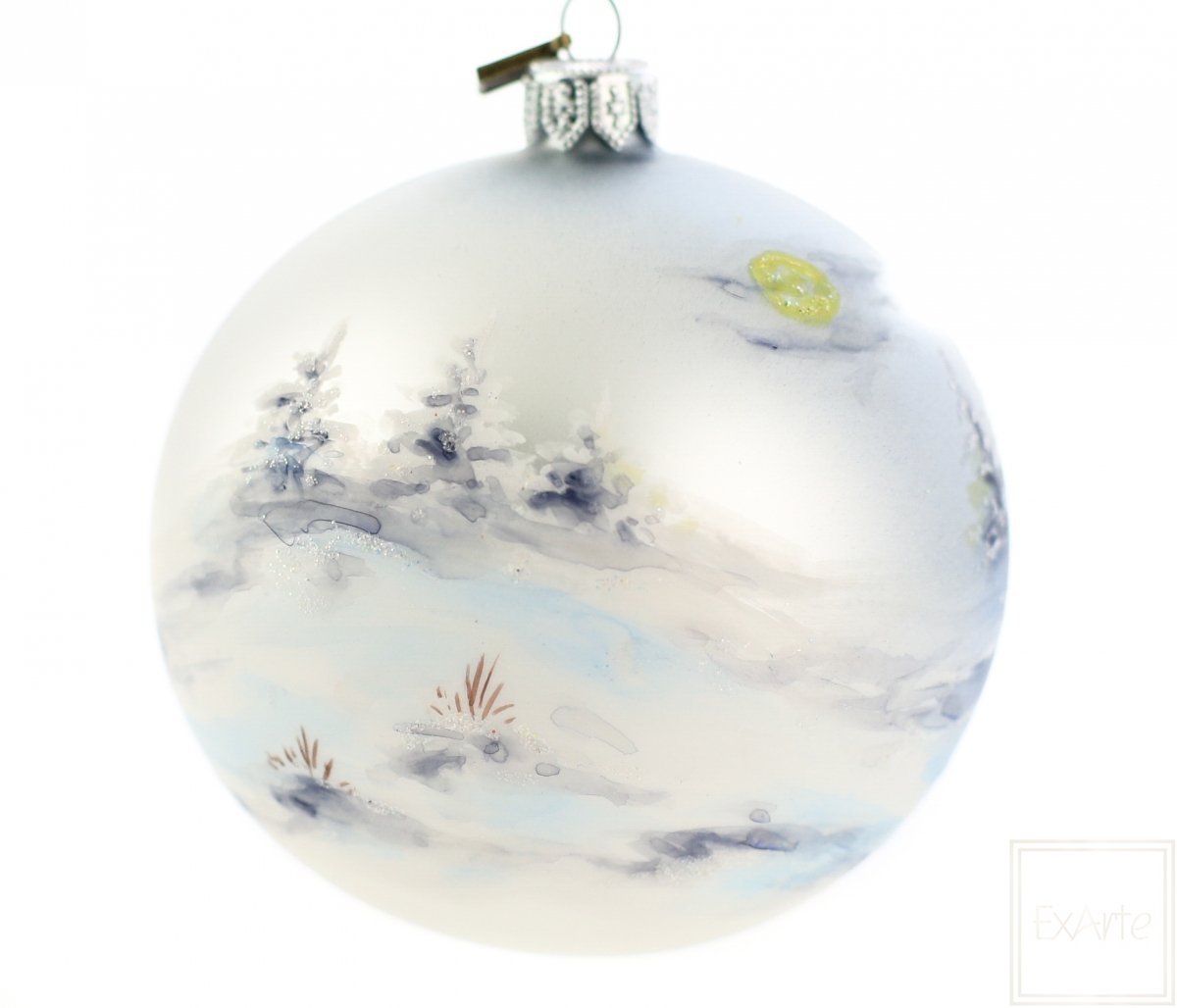 Weihnachtskugel 10 cm - Engelsstern - Round baubles - ExArte