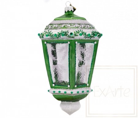 Christbaumschmuck Grüne Laterne 16 cm