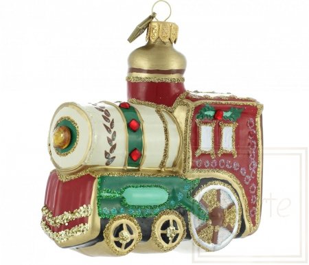 Weihnachtsbaumschmuck Lokomotive 10cm - Traumreise
