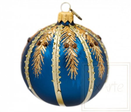 Christmas bauble Ball 8 cm – Amber forest