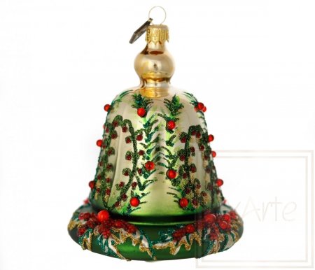 Christmas ornament bell 9 cm - Forestial