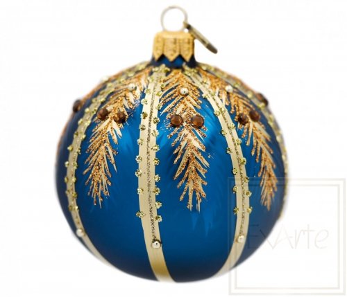 Christmas bauble Ball 8 cm – Amber forest