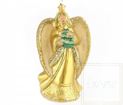 Christmas bauble Golden Angel - 15.5cm