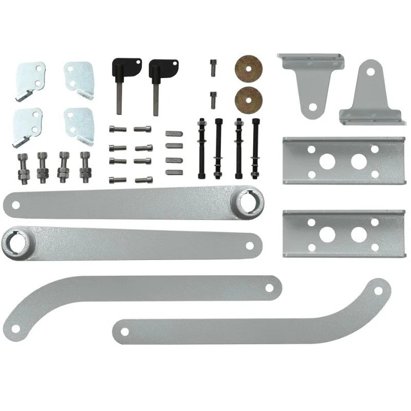 ETM-FOLD Napęd bramy dwuskrzydłowej na szerokie słupki Elektrobim 