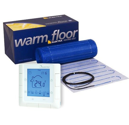 Mata grzejna ELEKTRA MD-100  600W / 6m2 / 0,5x12m + termostat ELR20