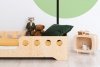Lit en bois Lit Maison KIKI 5 - L  70x160cm ADEKO