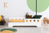 Lit en bois Lit Maison KIKI 5 - L  80x180cm ADEKO