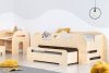 Lit en bois Lit Maison AIKO 80x190cm ADEKO