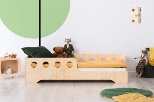 KIKI 5 - P  80x170cm Łóżko dziecięce drewniane ADEKO