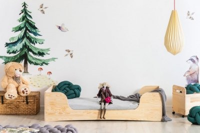 PEPE 6 80x200cm Łóżko drewniane dziecięce