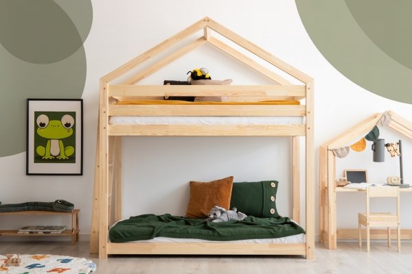 Dětská postýlka patrové postele domeček Mila DMPB 90x190 ADEKO