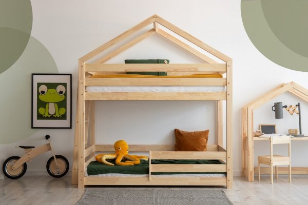Dětská postýlka patrové postele domeček Mila DMPB 90x160 ADEKO