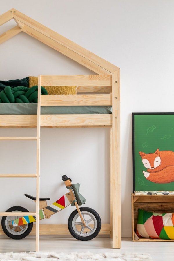 Kinderbett Etagenbett Häuschenbett Mila DMPA 90x160 ADEKO