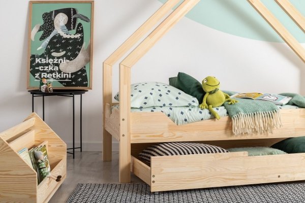 Loca A 100x180cm Łóżko dziecięce drewniane ADEKO