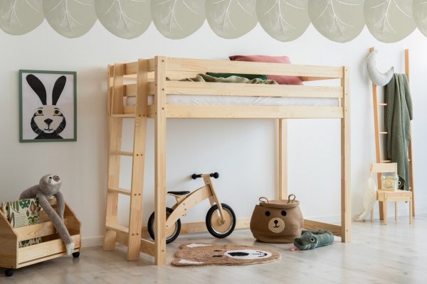 CLPBA 70x140cm Łóżko piętrowe dziecięce  Mila ADEKO