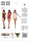 BS064 Bodystocking Czerwony 