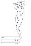BS091 Bodystocking Biały 