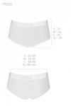 PS010 PANTIES white bawełniane figi 